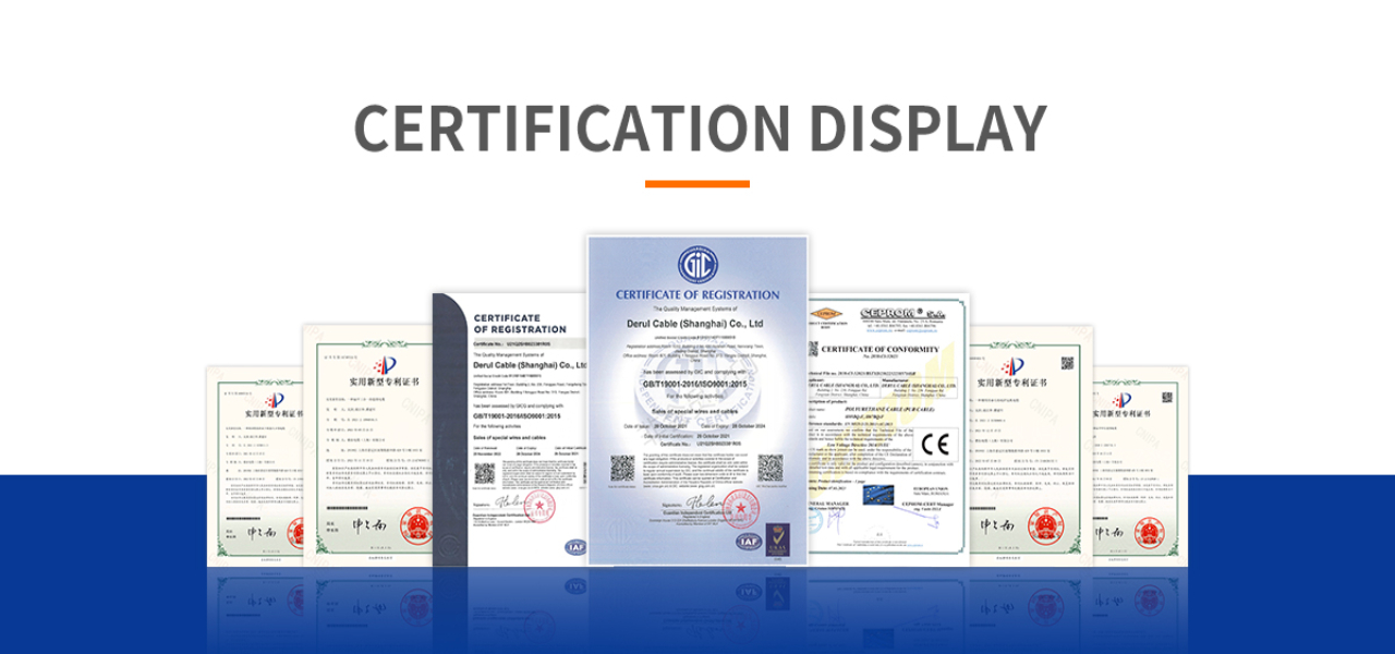 Shanghai DERU CE/ISO/ROHS certificates and patent honors Shanghai DERU CE/ISO/ROHS certificates and patent honors