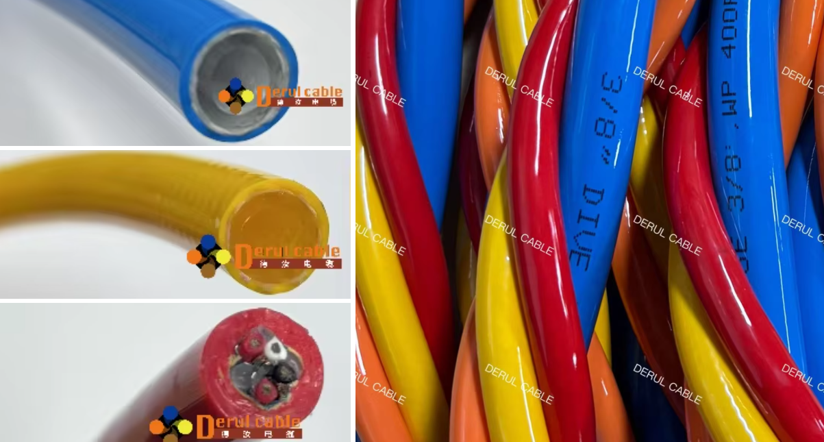 Communication Cables Power Cables for Commercial Diving Umbilical for Professional Commercial Divers Use