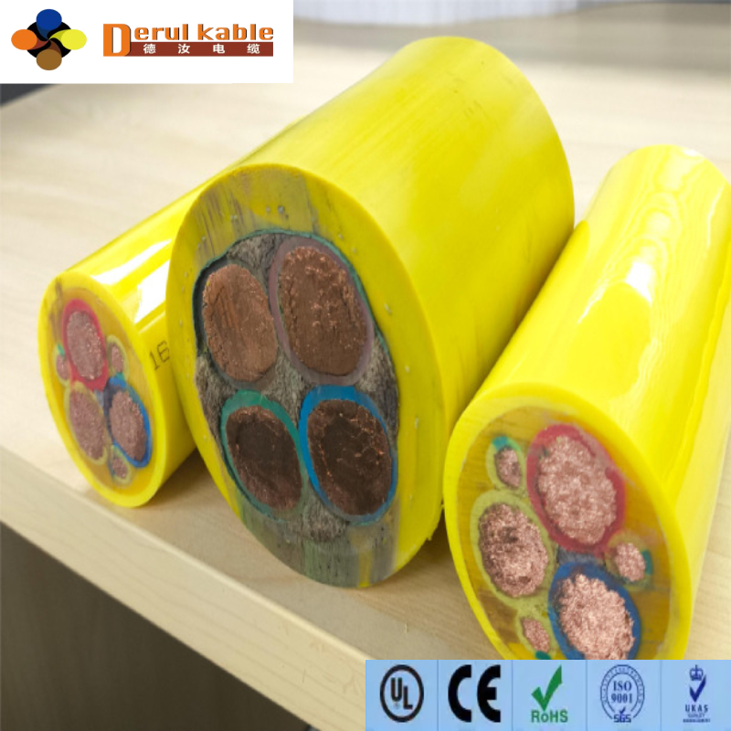 0.6/1kV NSSHOU Heavy Duty Flexible PUR Sheath Drum Reeling Power Cable for Crane