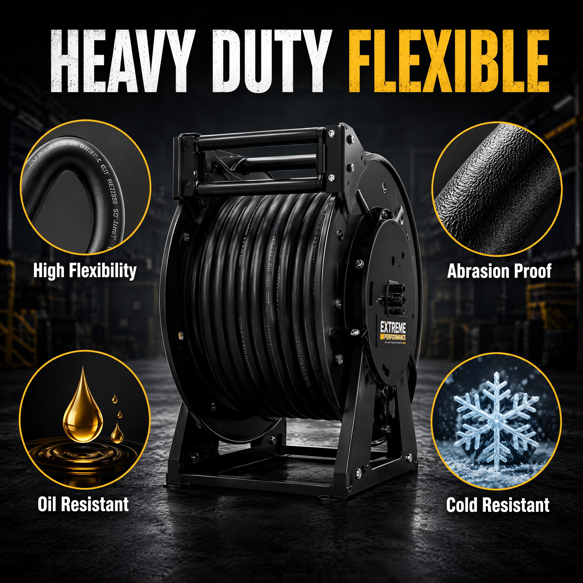 [Core Range] Core Flexible Reel Power/Control Cable, PUR Jacket, for Crane/Port/Mining