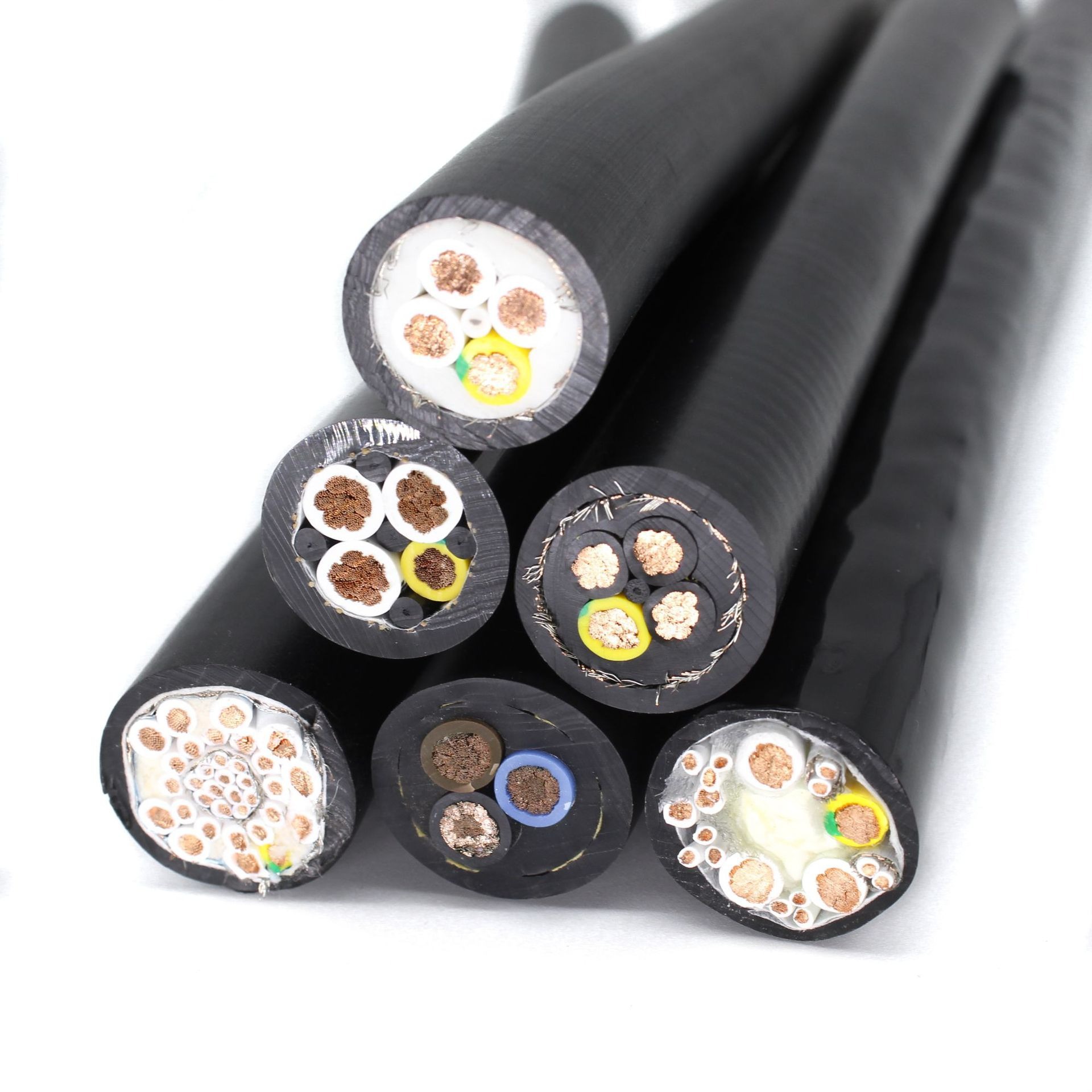 NSHTOU Flexible Drum Reeling Cable for Crane - Anti-Torsional PUR Heavy Duty Cable for Gantry Port Lifting Equipment