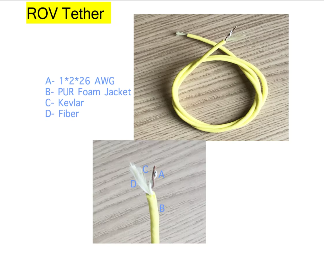 ROV Umbilical Cable | Underwater Neutral-Buoyancy Tether | Shanghai Deru Cable Manufacturing