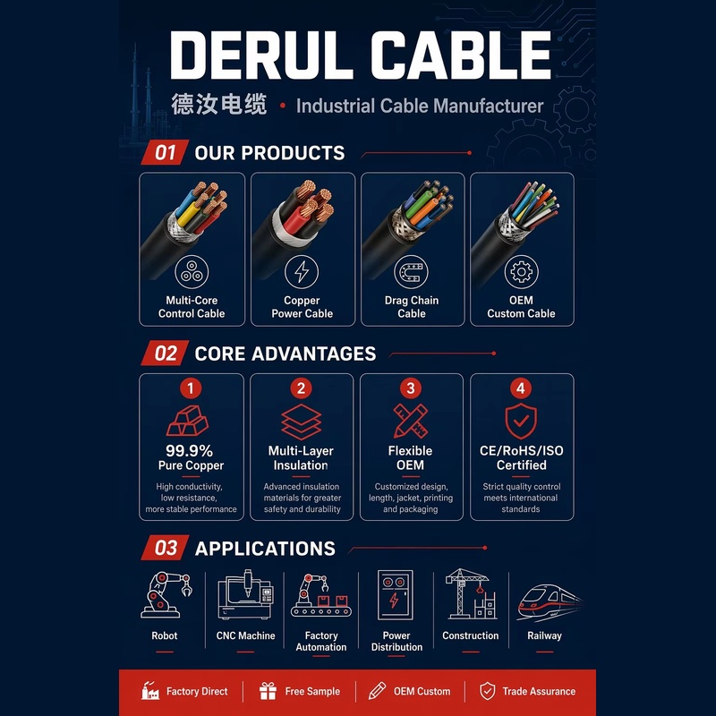 Industrial Robot Cable High Flex Drag Chain Servo Motor Cable Torsion Resistant Robot Arm Cable EMI Shielded UL Approved Industrial Robot Cable High Flex Drag Chain Servo Motor Cable Torsion Resistant Robot Arm Cable EMI Shielded UL Approved