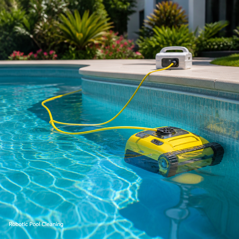 Floating 3-Core Cable for Pool Cleaning Robots | Foamed PUR