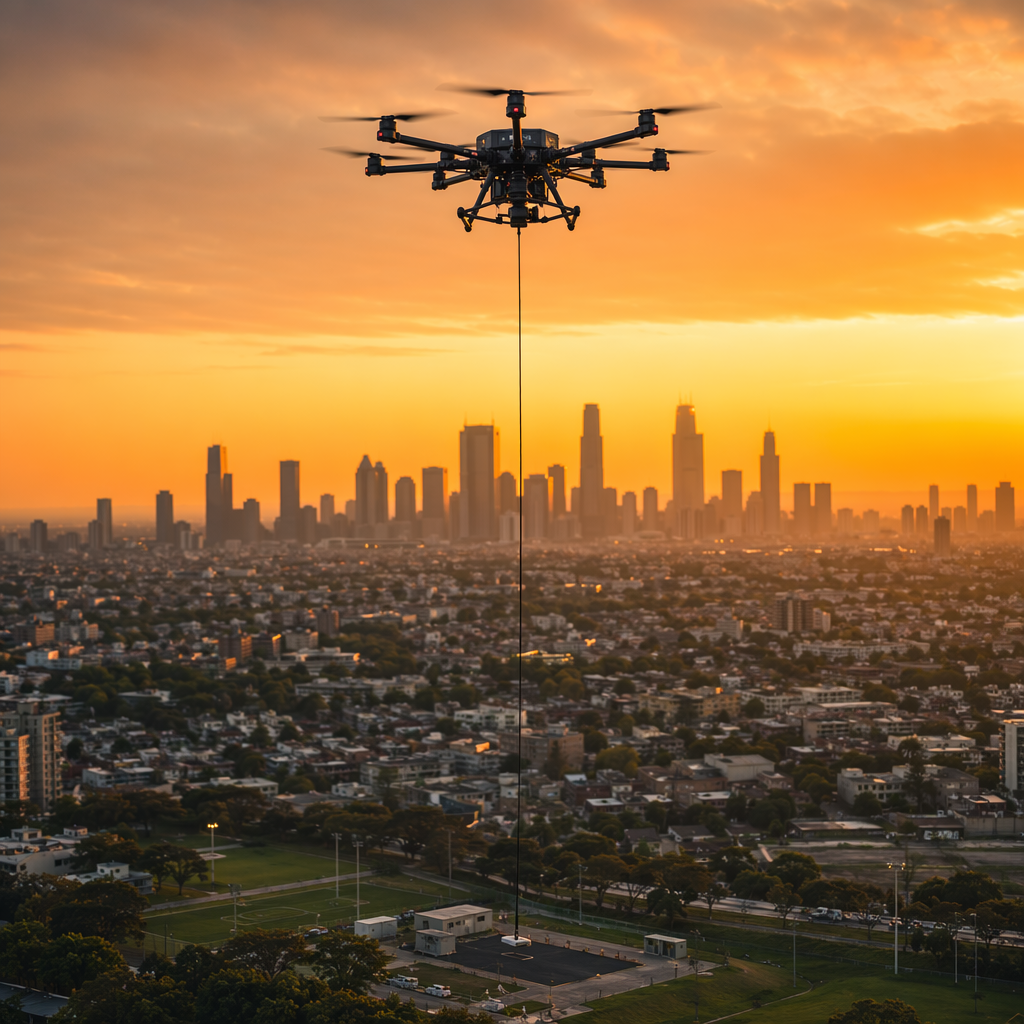 Tethered Drone Cable | UAV Tether Manufacturer – Derul Cable Shanghai