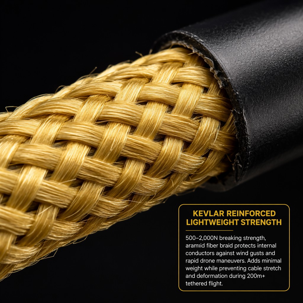 Tethered Drone Cable | UAV Tether Manufacturer – Derul Cable Shanghai
