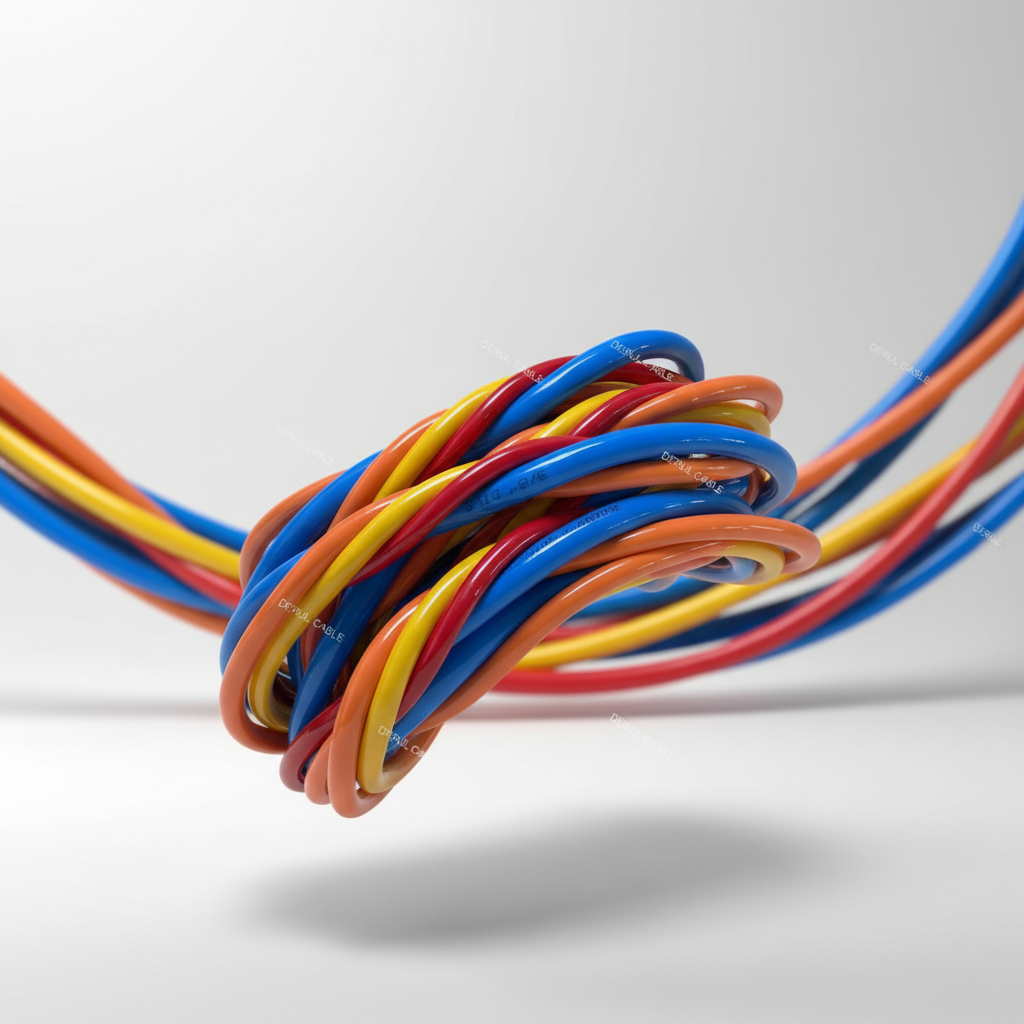 4-Component Commercial Diving Umbilical | Shanghai Deru Cable Manufacturer