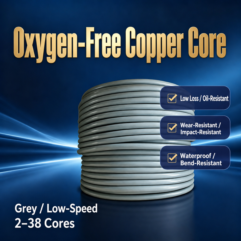 PUR Drag Chain Cable | Oil