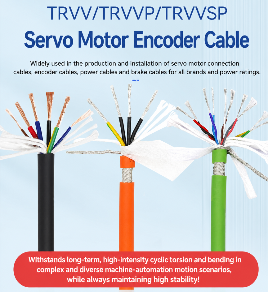 Oil Resistant PUR Drag Chain Cable 5 Million Bending Cycles For Automation