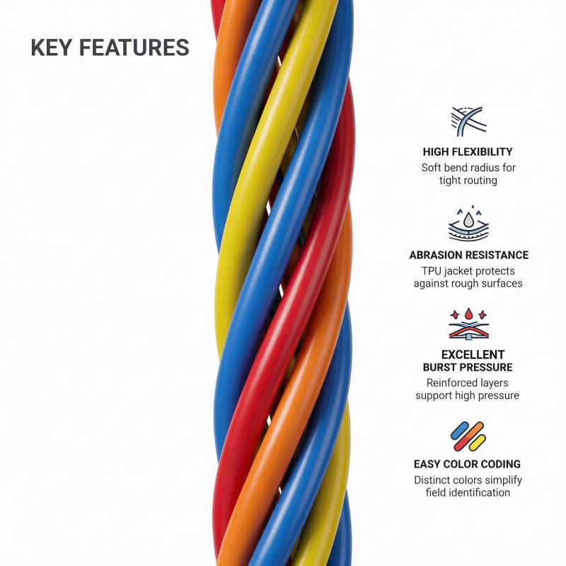 Subsea Umbilical Cable | Neutral Buoyant ROV Umbilical, PUR Jacket Kevlar Reinforced, Custom Length | Shanghai Deru Cable