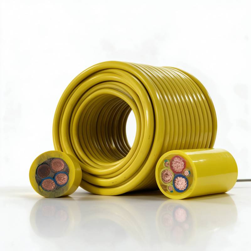 SHTOU NSHTOEU anti torsion reeling cable, heavy duty crane drum power control cable from Shanghai Deru Cable