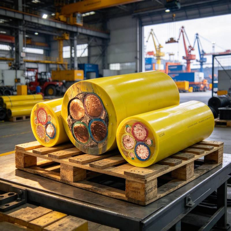 (N)TSCGEWÖU Cable Specification – Port Crane Medium Voltage Drum Reeling Cable