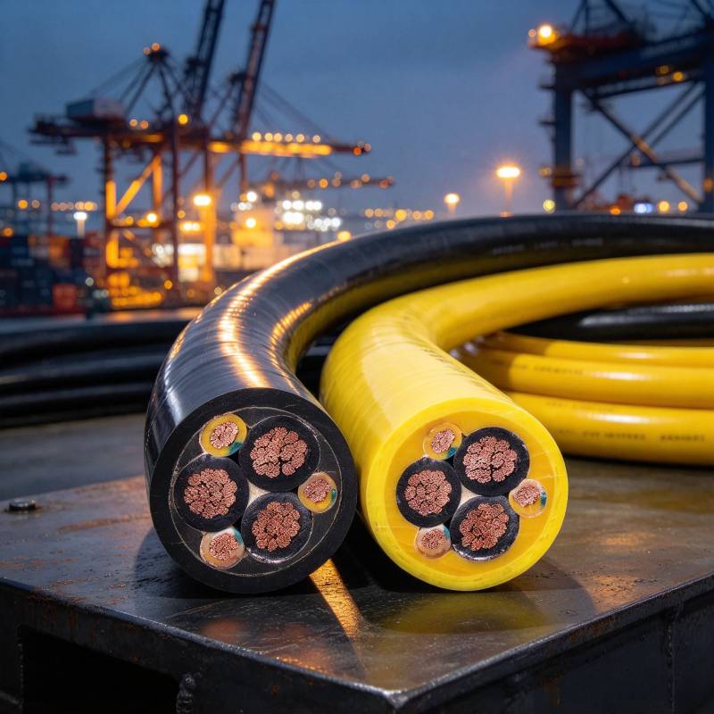 (N)TSCGEWÖU Cable Specification – Port Crane Medium Voltage Drum Reeling Cable