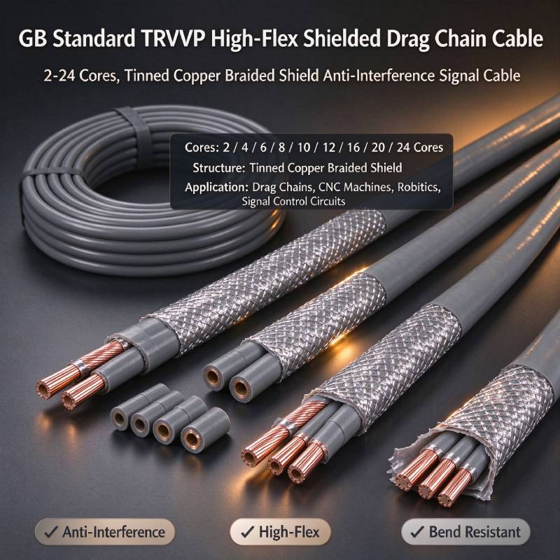China's high flexibility drag chain cable | Shanghai Deru Manufacturing can be customized