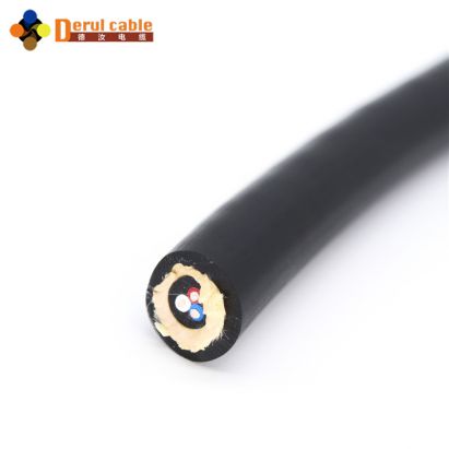 Aerostat Tether Cable with Kevlar Braiding