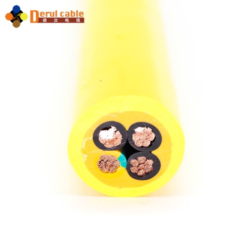 4-Core Double Sheath Reeling Cable for Crane