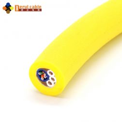 Neutrally Buoyant Cable with Braiding and Filler for ROV