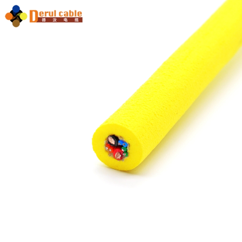 Neutrally Buoyant Cable/Tether with Foam PUR Sheath