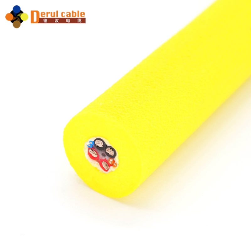 Kevlar Reinforced Neutrally Buoyant Cable for ROV