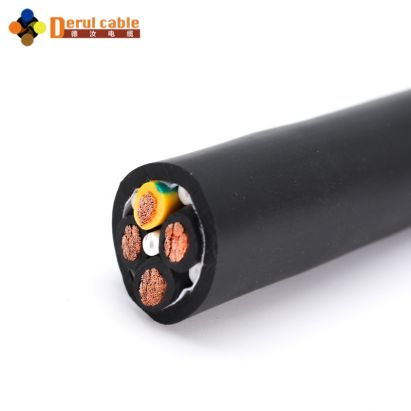 4-Core Drag Chain Cable with Filler