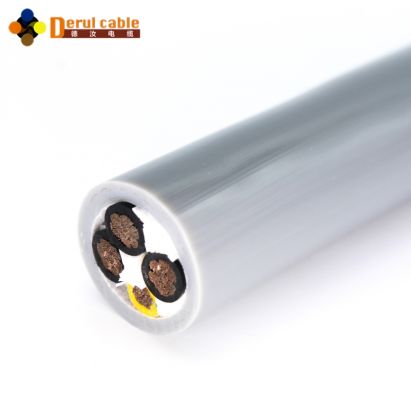 4-Core PUR Flexible Drag Chain Cable