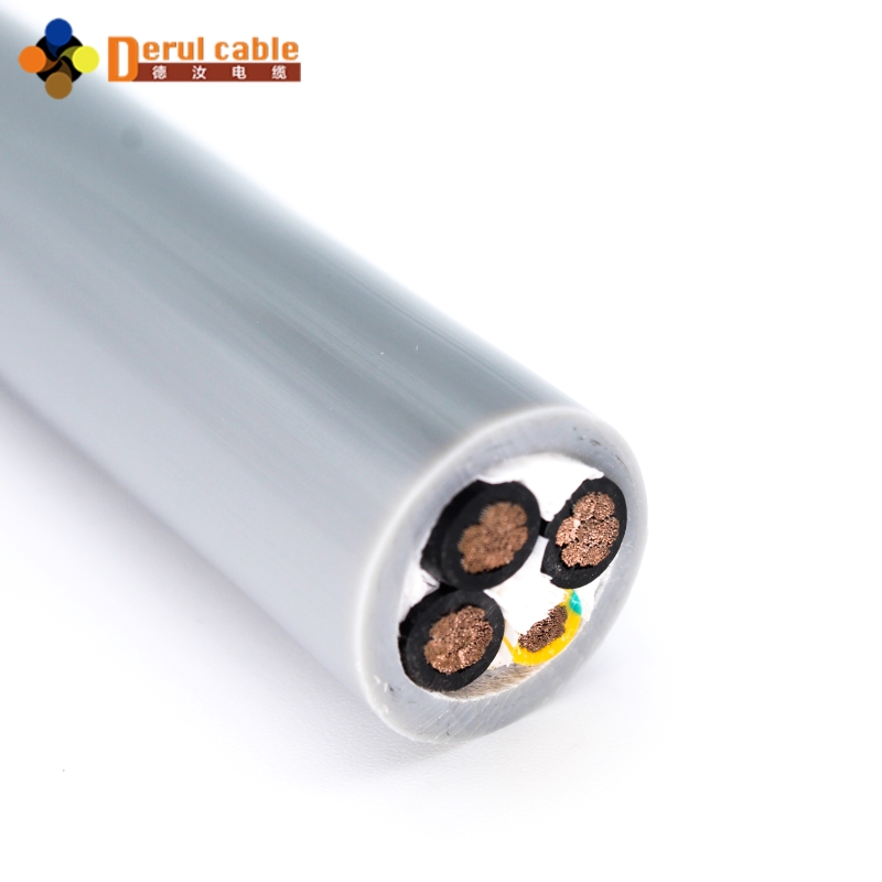 4-Core PUR Flexible Drag Chain Cable