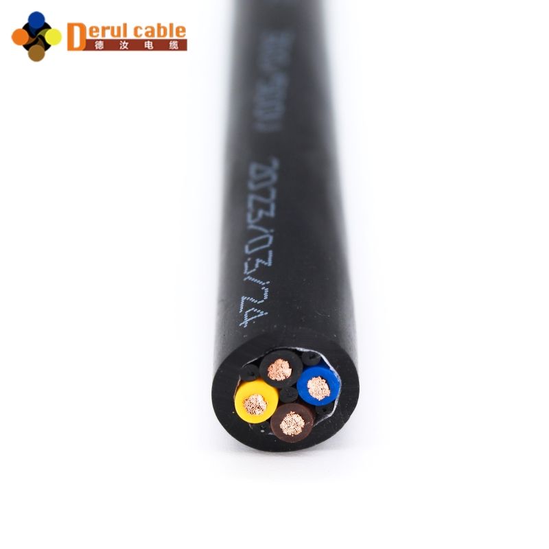 Flexible 4-Core Screened Drag Chain Cable