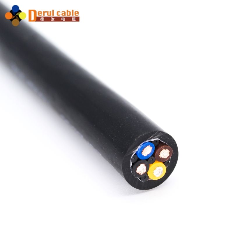 Flexible 4-Core Screened Drag Chain Cable