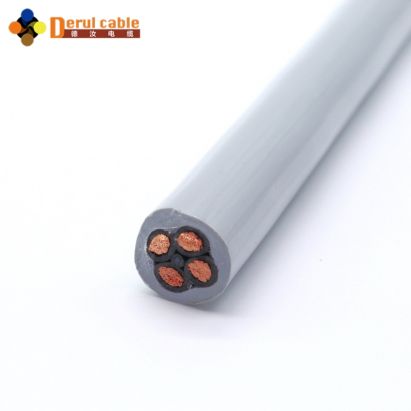 Flexible 4-Core Drag Chain Cable with Filler