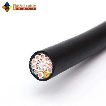 Multi-Core Screened Robot Cable with Filler for Industrial Automation