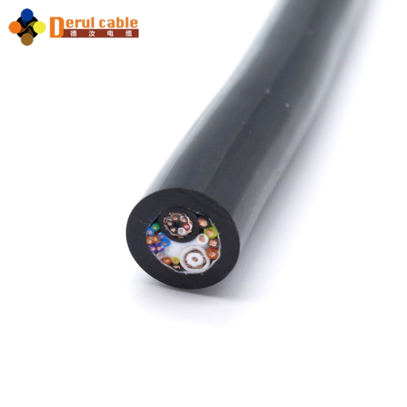 Water-Proof Flexible Cable with Coaxial for Pipe Robot