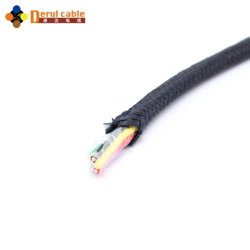 Multi-Core Braided Drone Tether with Wrapping