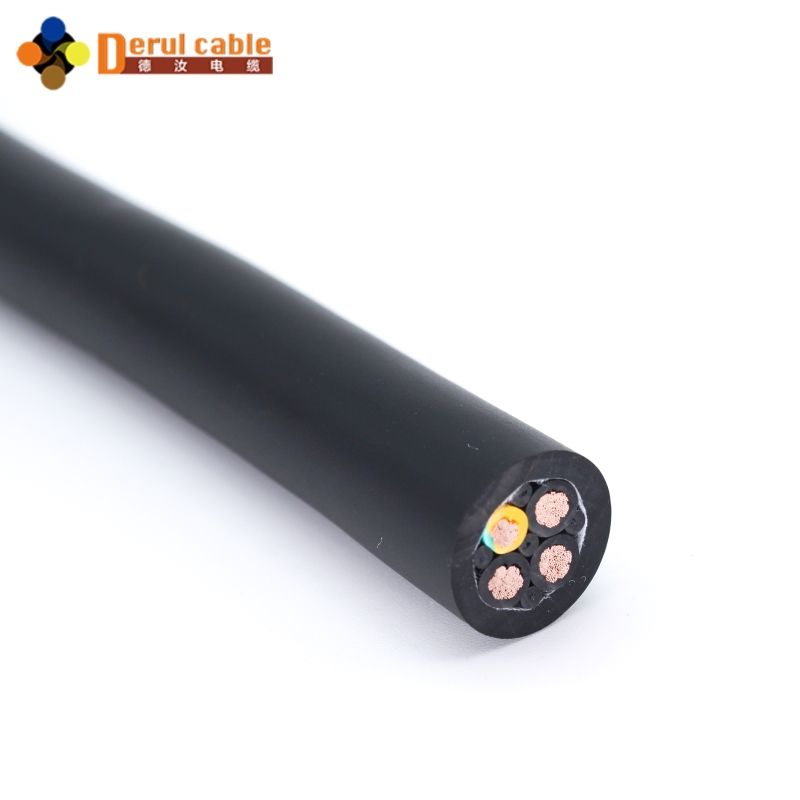 4 Core Filled Reeling Cable for Crane System