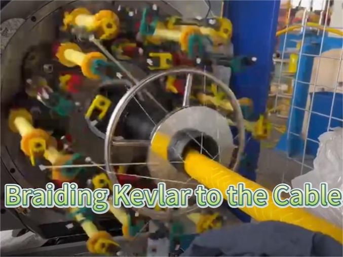 Derul Cable's Kevlar Braiding Process
