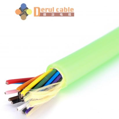 Seawater-proof PUR high-flexible network cable | Underwater monitoring watertight cable