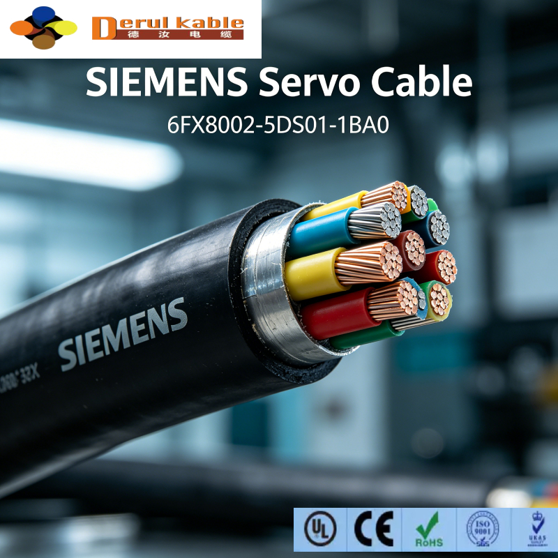 Cross Section DESINA Standard Servo Motor Cable VDE Class6 Conductor