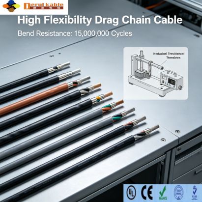 PVC Shielded Drag Chain Cable-High Flexible EMC Towline Control Cable
