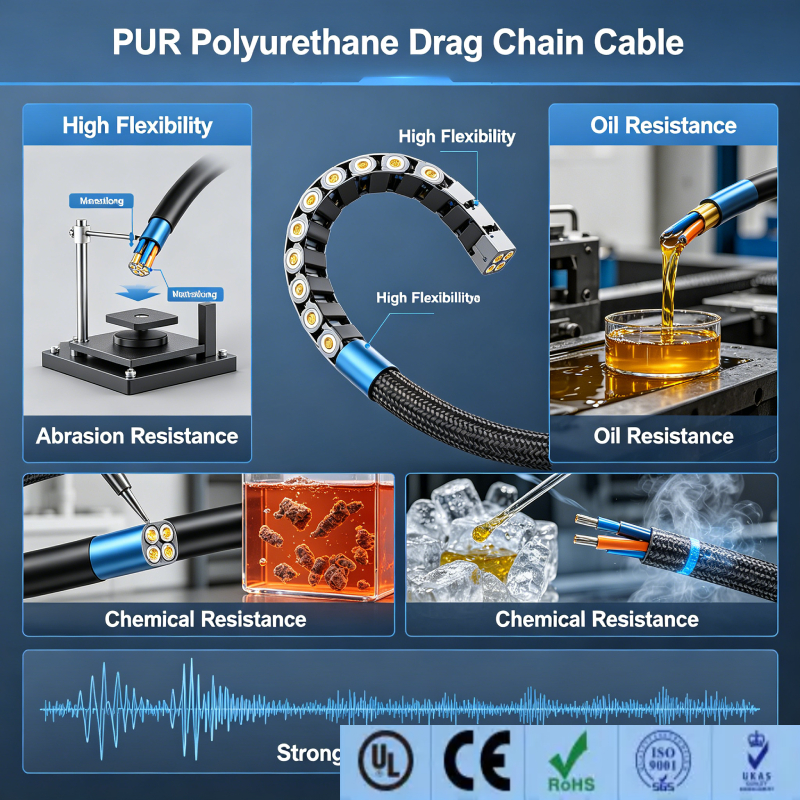  Shanghai Deru Cable manufactures double-sheathed drag chain cables
