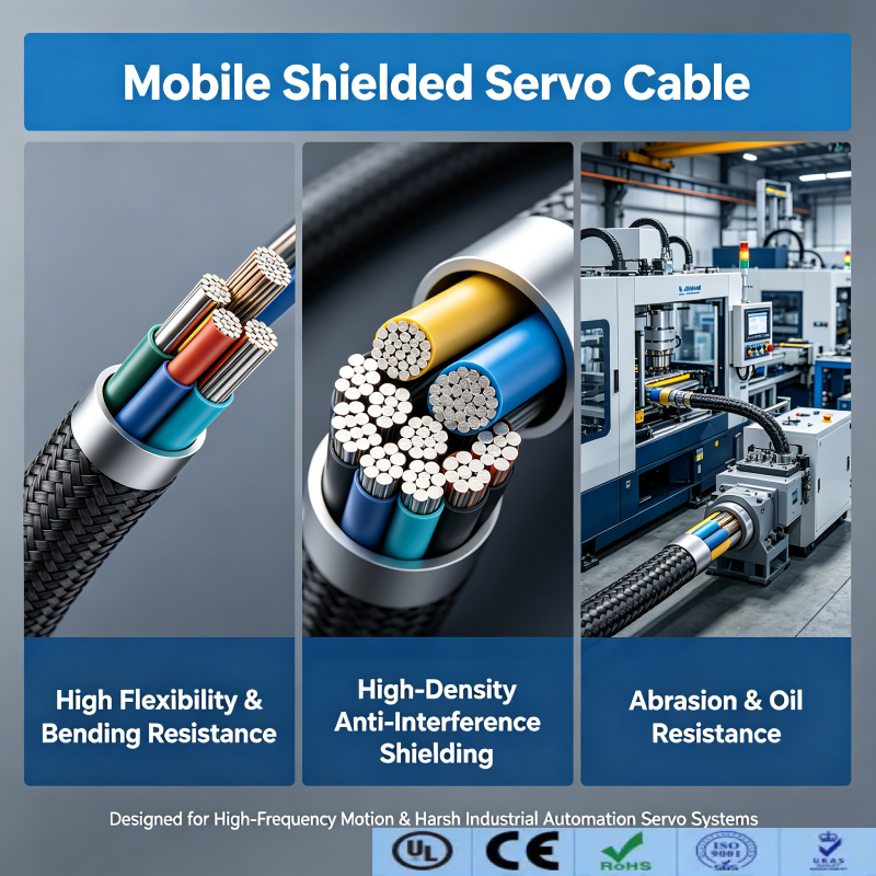  Shanghai Deru Cable Manufacturing | Mobile Shielded Servo Cable