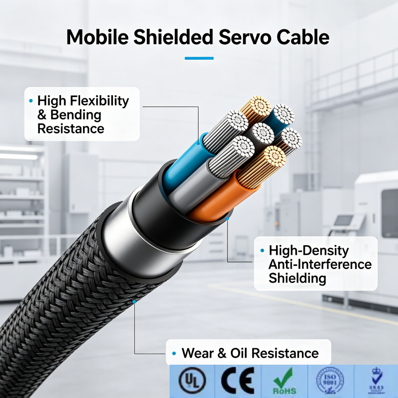  Shanghai Deru Cable Manufacturing | Mobile Shielded Servo Cable