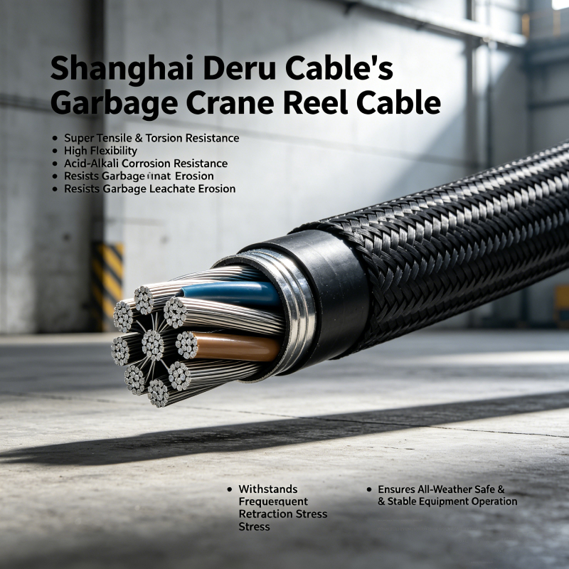 Shanghai Deru Cable Manufacturer produces garbage crane drum cables