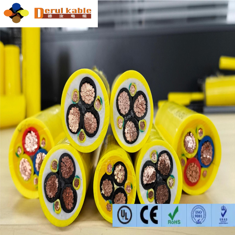 Product drawing of port machinery towline cable manufactured by Shanghai Deru