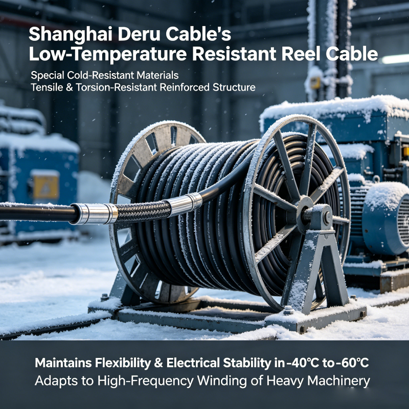 Low temperature reel cable -40 cold resistant flexible cable for mining crane