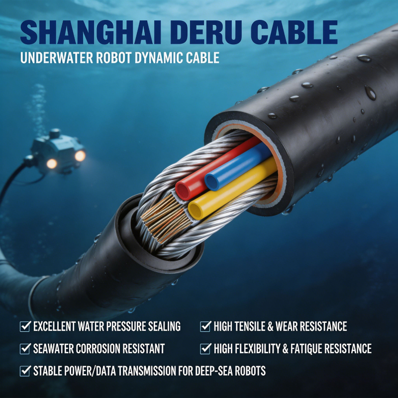 Case study of underwater robot cable manufactured by Shanghai Deru Cable Manufacturer