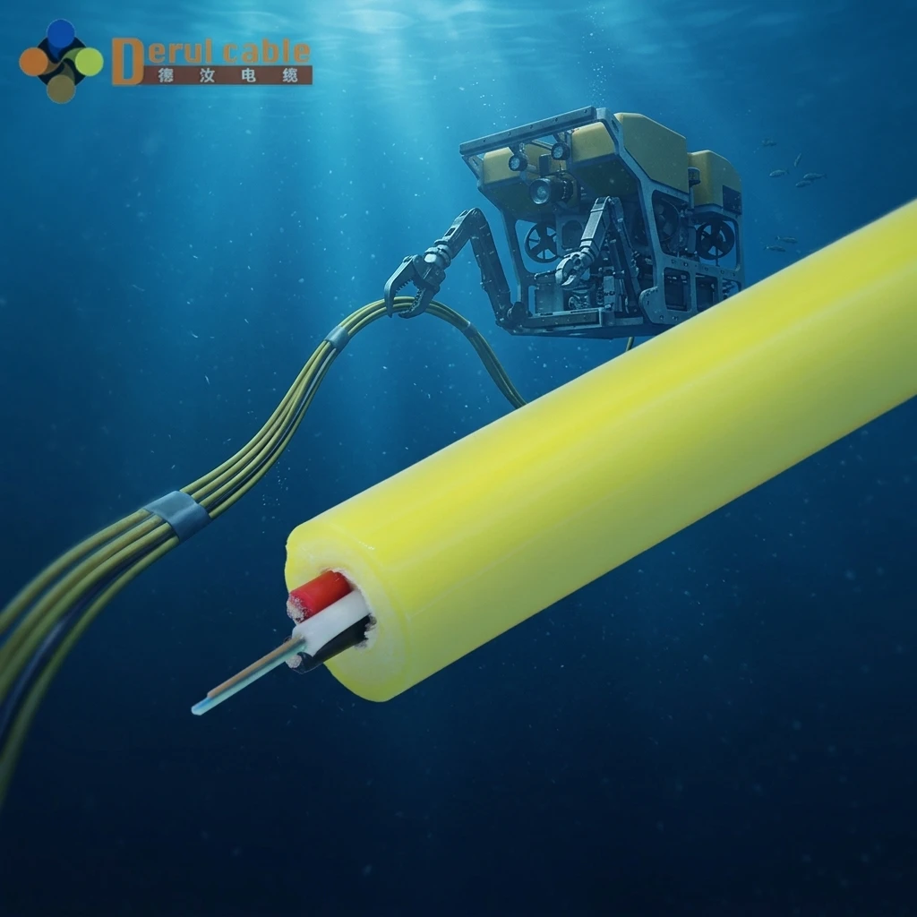 Neutral Buoyancy CAT6 ROV Tether Cable