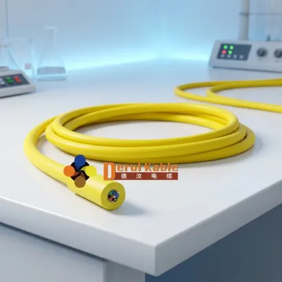 Derul Neutral Buoyancy Marine Industrial Tether Cable | Zero Buoyancy ROV Umbilical Cable