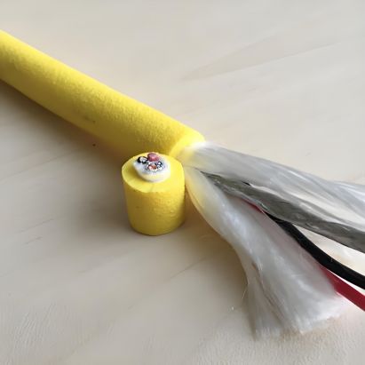 Kevlar Reinforced 1-10KN Neutral Buoyancy Single Mode Fiber ROV Cable