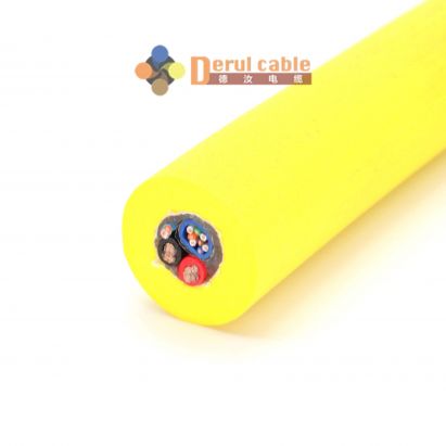 China Factory Custom PUR Underwater Coaxial Camera Cable for ROV Subsea Monitoring