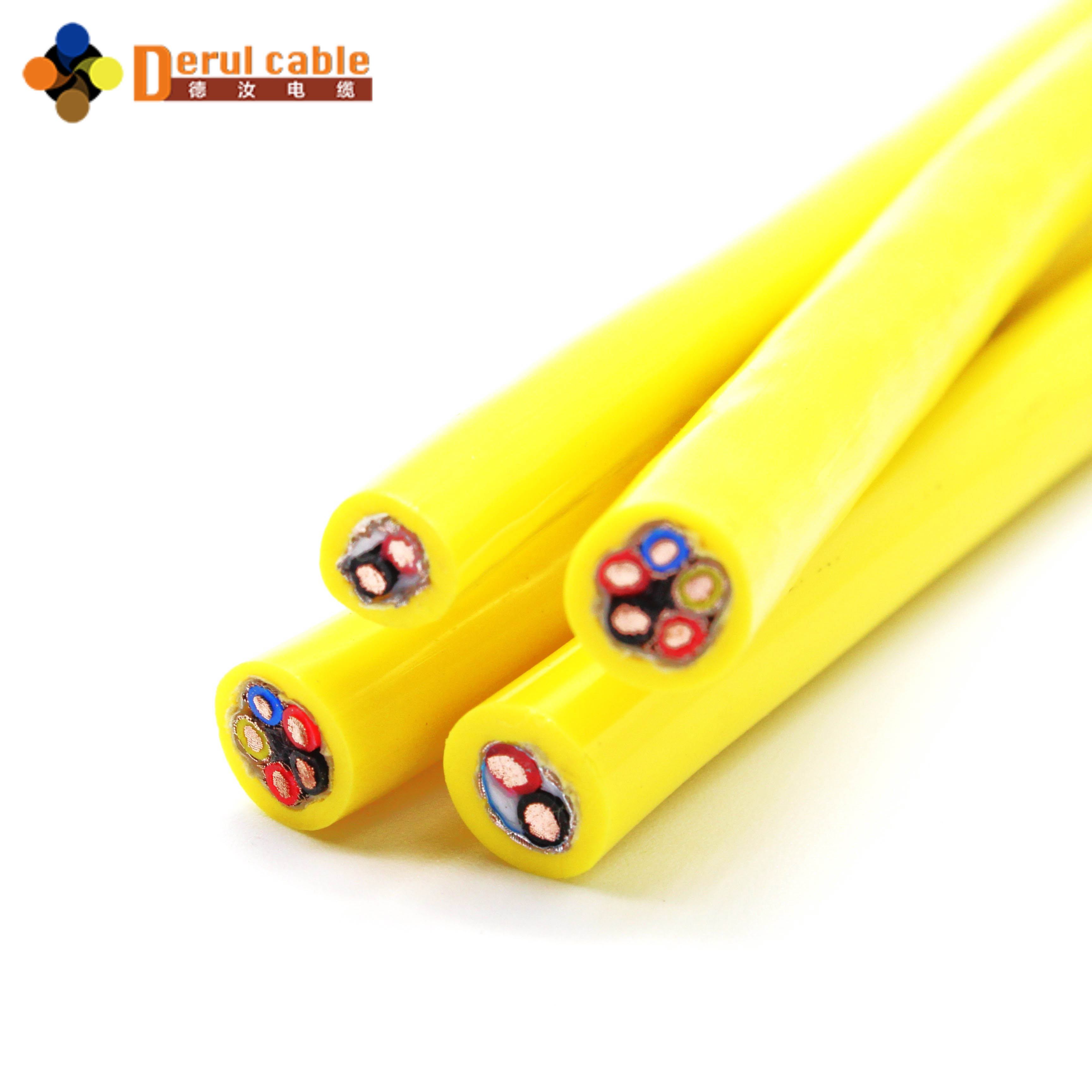 China Factory Custom PUR Underwater Coaxial Camera Cable for ROV Subsea Monitoring