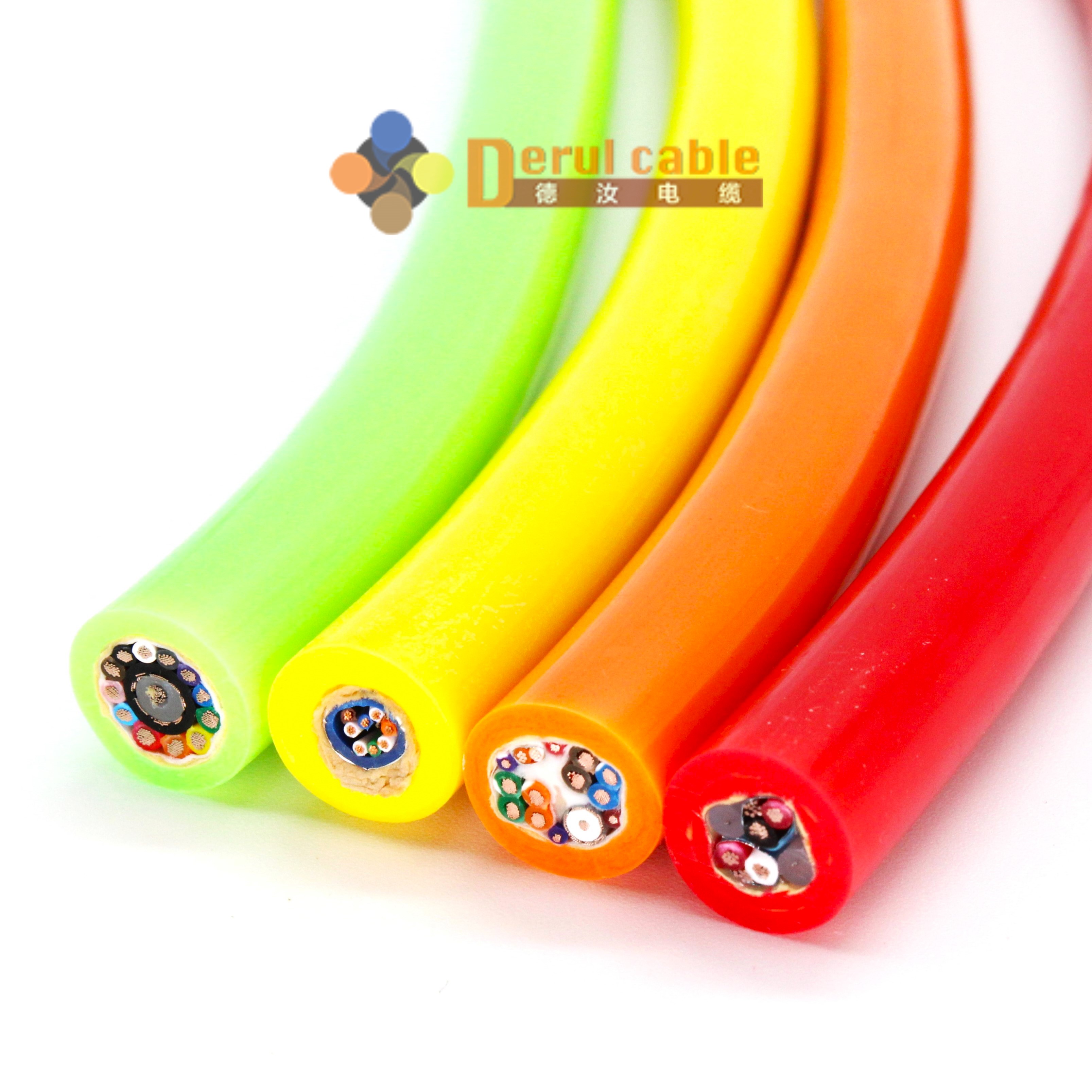 Manufacture Single Mode Copper Conductor PE Insulated Optical Fiber ROV Vehicle Cable 